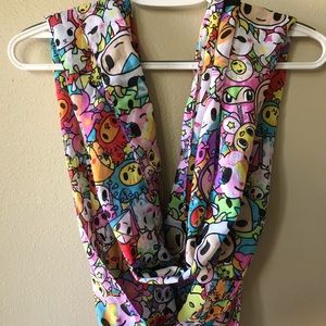 Tokidoki Neon Star Infinity Scarf